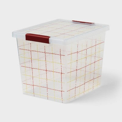 Large Latching Christmas Storage Box - Brightroom (LOCAL PICKUP ONLY)