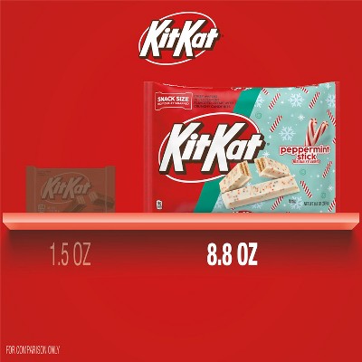 Kit Kat Peppermint Stick Snack Size Christmas Candy - 8.8oz