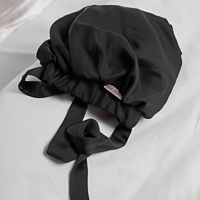 Kitsch Satin Sleep Hair Bonnet - Black
