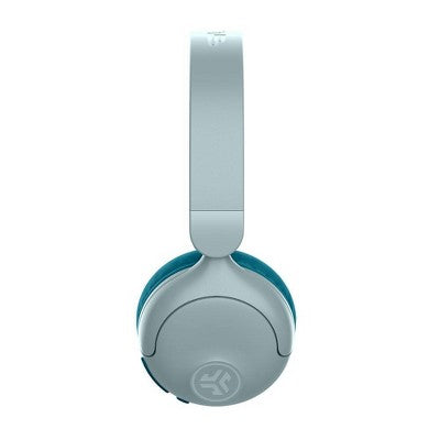 JLab JBuddies Pop Bluetooth Wireless Kids' Headphones - Teal: Over-Ear, Built-In Mic, Water-Resistant