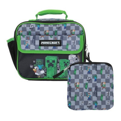 Bioworld 2pc Minecraft Lunch Box Set