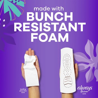 Always Radiant Teen Overnight Menstrual Pads - Size 4 - Unscented - 18ct