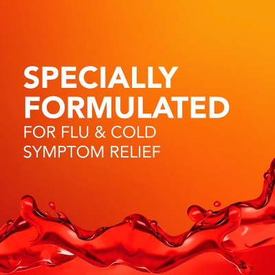 Vicks Intense Flu Warming Combo Syrup - Acetaminophen - Black Cherry - 24 fl oz: Liquid Cold & Cough Relief, 2 Pack