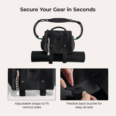 Bagsmart REIKI 5.5L Mesh Mini Duffle Bag - Black
