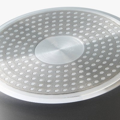 1.5qt Nonstick Ceramic Coated Aluminum Sauce Pan Dark Gray - Figmint