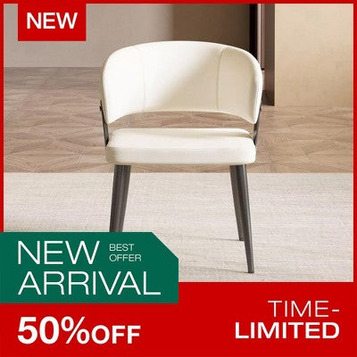 Luck Live 2 piece set, dining chairs with soft cushion seats, faux leather edge chairs (LOCAL PICKUP ONLY)