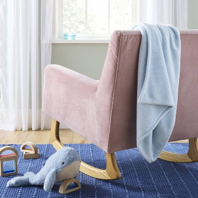 Plush Blanket with Soft Toy - Whale - Cloud Island