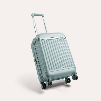 Bagsmart Carry On Roamer Expandable 20" Carry On Luggage Suitcase Dark Sea Green