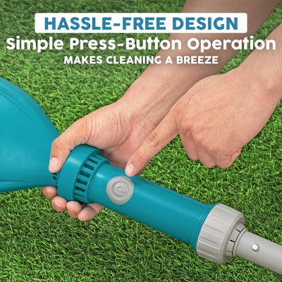 Bestway Cordless Pool Vacuum for Up to 10 Ft Pools, AquaTech Cordless Vacuum Cleaner - Adjustable Pole, Debris Compartment, and AA Battery Operated (LOCAL PICKUP ONLY)