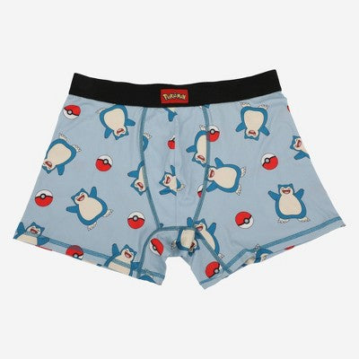 Men's Snorlax Boxer Briefs 2pk - Light Blue/Dark Blue L