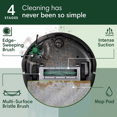 iRobot Roomba 105 Combo Robot Vacuum & Mop + AutoEmpty Dock