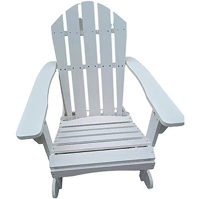 Saint Birch Waterfall Adirondack Rocking Chair, White (LOCAL PICKUP ONLY)