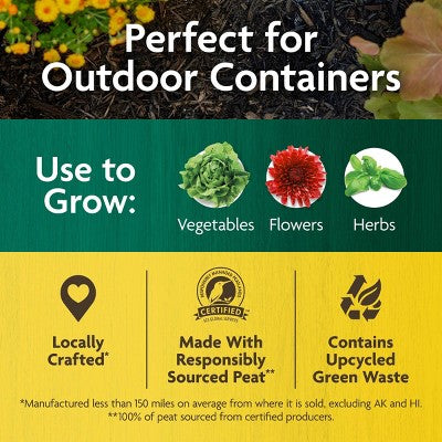 Miracle-Gro Organic Outdoor Mix 3lbs Potting Soil