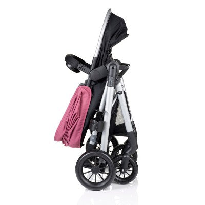 Evenflo Pivot Modular Travel System with LiteMax Infant Car Seat with Anti-Rebound Bar - Dusty Rose (LOCAL PICKUP ONLY)