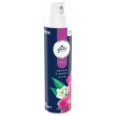 Glade Fresh Aerosol Room Air Freshener - Orchid & Neroli - 8oz