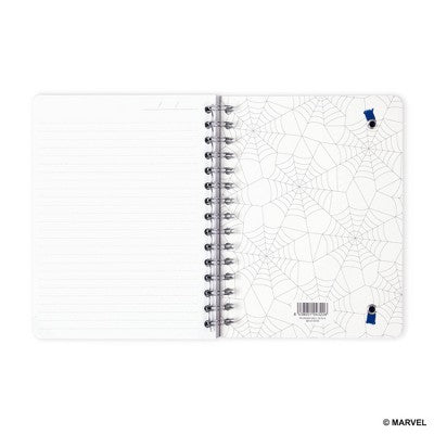 Yoobi Marvel Journal 6"x8" Spiral with Elastic Band Spider-Man Mask, School Supplies