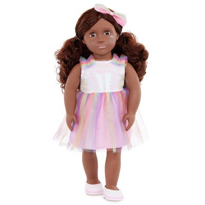 Our Generation Revery 18" Fashion Doll with Rainbow Dress