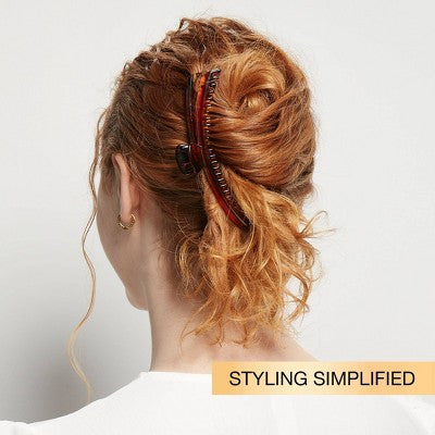 scunci Mixed Size Banana Claw Clips - Fine Hair - 3pcs