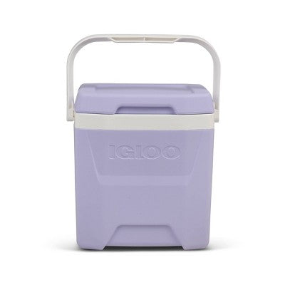 Igloo 18 Cans/12qt Hard-Sided Coolers - Lilac Breeze: Odor & Stain-Resistant Polyethylene