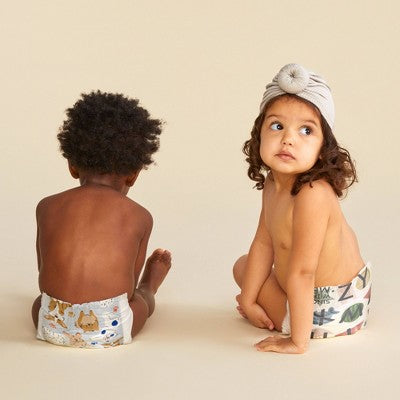 The Honest Company Clean Conscious Disposable Diapers - All The Letters & It's A Pawty - Size 6 - 40ct