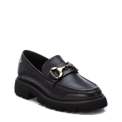 Carmela Leather Collection Women's Moccasins BLACK 6