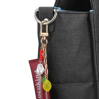 Studio Artifact Lip Charm Keychain Accessory - Lemon