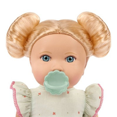 LullaBaby 14" Baby Doll & Disappearing Milk Bottle Set - Blue Eyes Blonde Hair