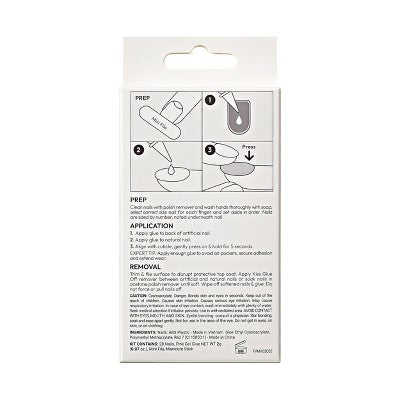 KISS Products Voguish Fantasy Fake Nails - Golden Warmth - 31ct