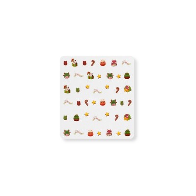 Squishmallow Holiday Ornament - Nail Decal Gift Set - 2pc