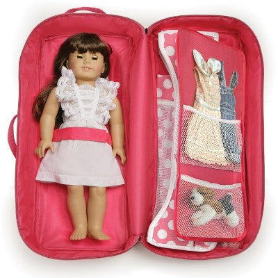 Badger Basket Doll Travel Case with Bed & Bedding (LOCAL PICKUP ONLY)