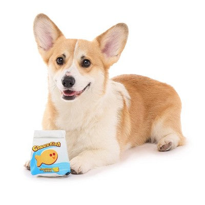 BARK Summer Big Shake Lake Cheezfish Snacks Dog Food Shaped Toy