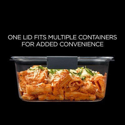 Rubbermaid Brilliance 12pc Food Storage Container Set Gray