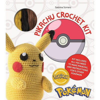 Pokemon Crochet Pikachu Kit - by Sabrina Somers (Hardcover)