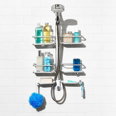 OXO Aluminum Hose Keeper Shower Caddy (LOCAL PICKUP ONLY)