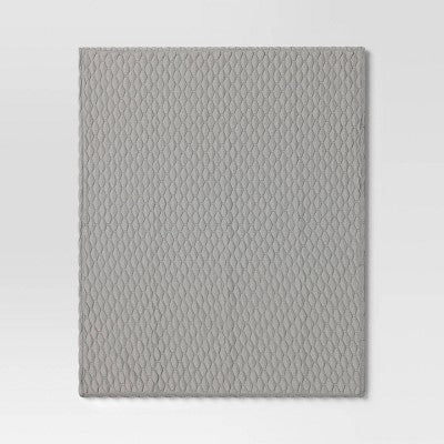 Triple Knit Throw Blanket Heathered Gray - Room Essentials