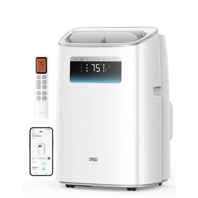 DREO Smart 3-in-1 Portable 5000 BTU (8000 BTU ASHRAE) Air Conditioner with Drainage-Free Cooling Fan and Dehumidifier Timer (LOCAL PICKUP ONLY)