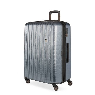 SWISSGEAR Energie Hardside Large Checked Spinner Suitcase - Iron Gray (LOCAL PICKUP ONLY)