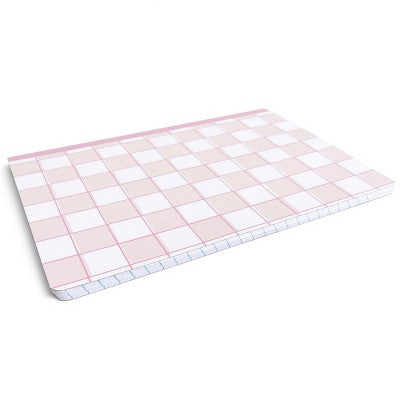 Callie Danielle 160 Pages Wide Ruled Composition Notebook Pink Checker