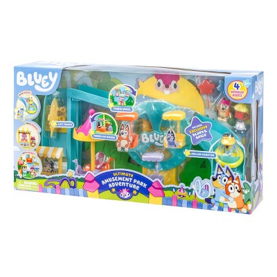 Bluey Amusement Park Playset (Target Exclusive): Plastic Doll Playset for Ages 3 (LOCAL PICKUP ONLY)