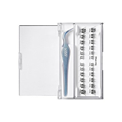 KISS Products imPRESS Long Lasting Press-On Self Adhesive False Eyelashes - Demi Wispy - 25ct
