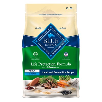 Blue Buffalo Life Protection Formula Natural Adult Dry Dog Food with Lamb and Brown Rice - 15lbs (LOCAL PICKUP ONLY)