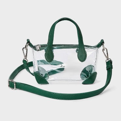 Game Day Clear Pouchette Crossbody Bag - Wild Fable Green