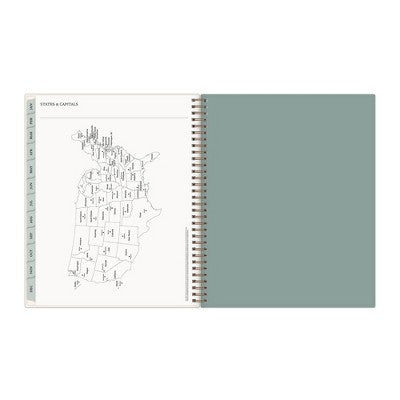 Morris & Co. 8.5"x11" by Blue Sky 2026 Weekly/Monthly Wirebound Planner Printed Strawberry Thief