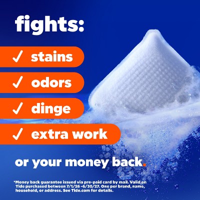 Tide Evo Spring Blast Laundry Detergent Tiles - 30ct: Box, Odor Control, Dye-Free, High Efficiency