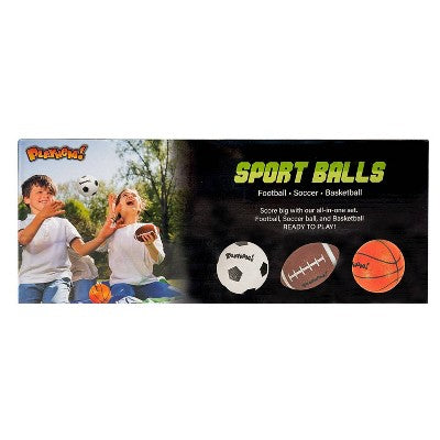 Playhem 5" Mini Sports Play Hand Balls - 3pk