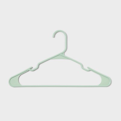 18pk Plastic Hangers Green - Brightroom (LOCAL PICKUP ONLY)