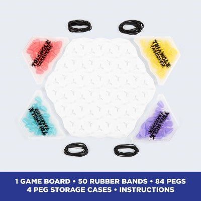 Triangle Takeover by What Do You Meme?: Creative Thinking Board Game for 2+ Players - Includes Tray, Tokens & More