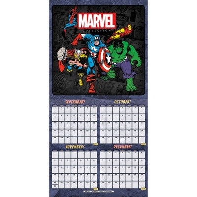 DateWorks 12"x12" 2026 Marvel Wall Calendar