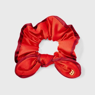 Bijoux Sport by Luv Aj MLB Mini Logo Bow Hair Twister - Boston Red Sox: Polyester & Stainless Steel Elastic