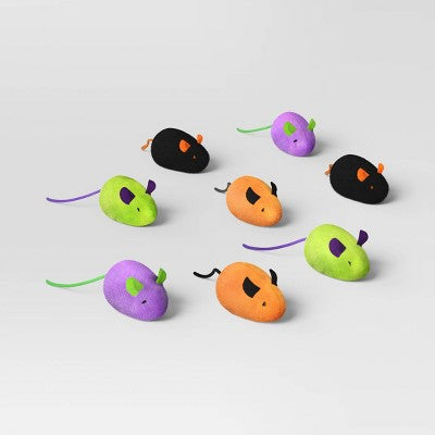 Halloween Mice Cat Plush Toy Set - 8pc - Hyde & EEK! Boutique